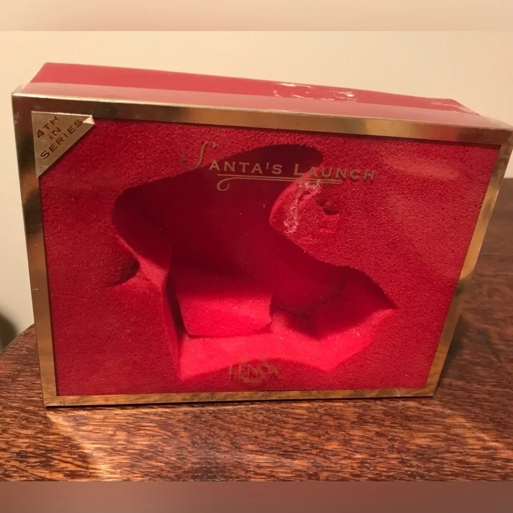 Lenox Santa’s Launch Pewter Ornament